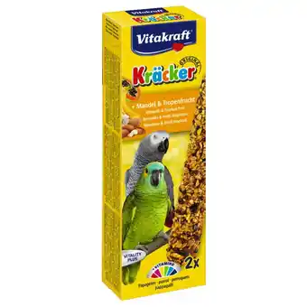 Pets Place Vitakraft Papegaai Kracker - Vogelsnack - 2 stuks Amazonia aanbieding