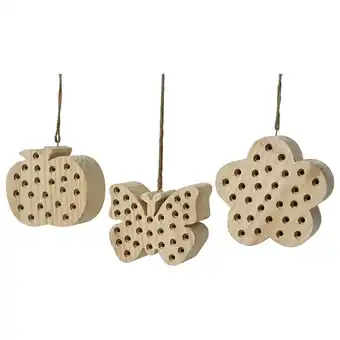 Pets Place Decoris Insectenhotel Hout Hangend - Nestkast - 9x15x13 cm Assorti Assorti aanbieding