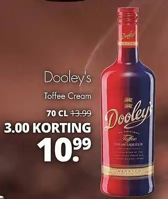 Mitra Dooley's toffee cream aanbieding