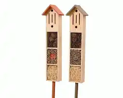 Pets Place Decoris Insectenhotel Op Stok - Nestkast - Terra Antraciet aanbieding