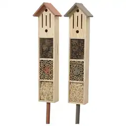 Pets Place Decoris Insectenhotel Op Stok - Nestkast - Terra Antraciet aanbieding