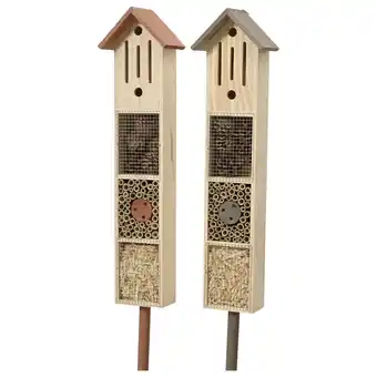 Pets Place Decoris Insectenhotel Op Stok - Nestkast - Terra Antraciet aanbieding