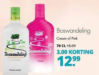 Mitra Boswandeling cream of pink aanbieding