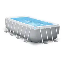 Pets Place Intex Zwembad Prism Frame Premium - Rechthoekige Frame Baden - 400x200x100 cm aanbieding