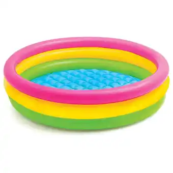 Pets Place Intex Opblaas Zwembad Sunset Glow - Easy Set Baden - Ø147x33 cm aanbieding