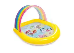 Pets Place Intex Regenboog Sproei-Zwembad - Easy Set Baden - 147x130x86 cm Leeftijd 2+ aanbieding