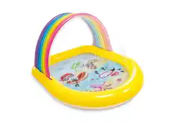 Pets Place Intex Regenboog Sproei-Zwembad - Easy Set Baden - 147x130x86 cm Leeftijd 2+ aanbieding