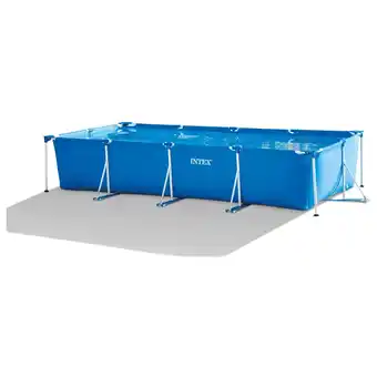 Pets Place Intex Zwembad Framepool Rechthoek - Rechthoekige Frame Baden - 450x220x84 cm Blauw aanbieding