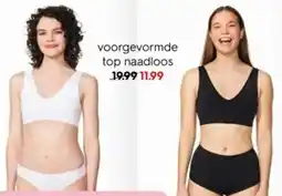 HEMA Voorgevormde top naadloos aanbieding