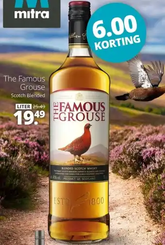 Mitra The Famous Grouse Scotch Blended aanbieding