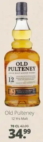 Mitra Old Pulteney 12 Yrs Malt aanbieding