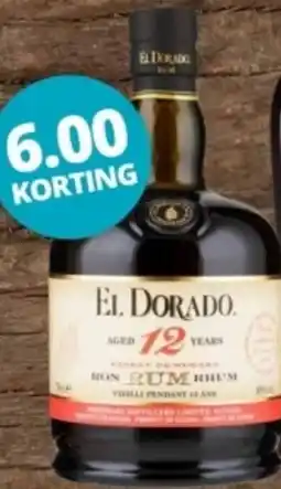 Mitra El dorado 12 Yrs Rum aanbieding