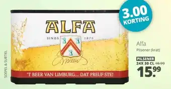 Mitra Alfa Pilsener aanbieding