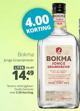 Mitra Bokma Jonge Graanjenever aanbieding