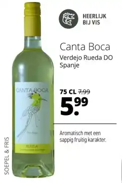 Mitra Canta Boca Verdejo Rueda DO aanbieding