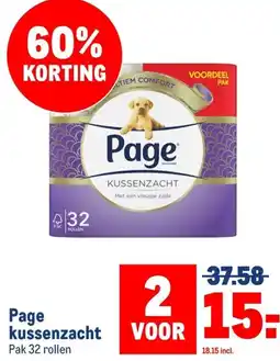 Makro Page kussenzacht aanbieding