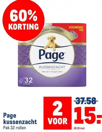 Makro Page kussenzacht aanbieding
