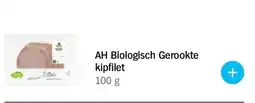 Albert Heijn AH Biologisch Gerookte kipfilet 100 g aanbieding
