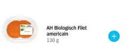 Albert Heijn AH Biologisch Filet americain 130 g aanbieding