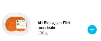 Albert Heijn AH Biologisch Filet americain 130 g aanbieding