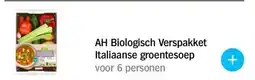 Albert Heijn AH Biologisch Verspakket Italiaanse groentesoep aanbieding