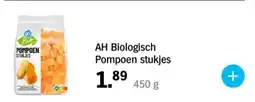 Albert Heijn AH Biologisch Pompoen stukjes aanbieding