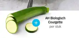 Albert Heijn AH Biologisch Courgette per stuk aanbieding