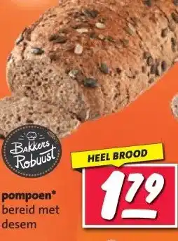 Nettorama pompoen brood aanbieding