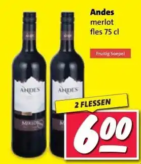 Nettorama Andes aanbieding