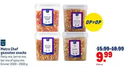 Makro Metro Chef gezouten snacks aanbieding