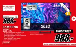MediaMarkt SAMSUNG 55Q74D QLED 4K TV aanbieding