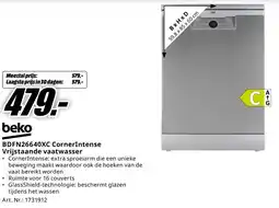 MediaMarkt beko CornerIntense Vrijstaande vaatwasser aanbieding