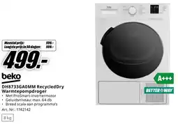MediaMarkt beko Recycled Dry Warmtepompdroger aanbieding