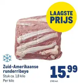 Makro Zuid Amerikaanse runderribeye aanbieding