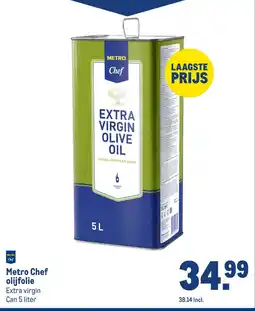 Makro Metro Chef olijfolie aanbieding