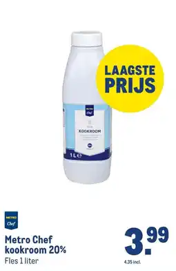 Makro Metro Chef kookroom 20% aanbieding