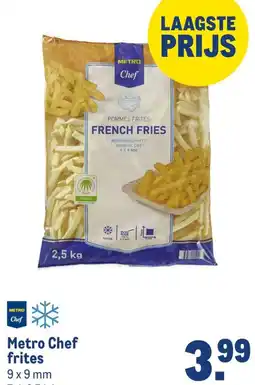 Makro Metro Chef frites aanbieding