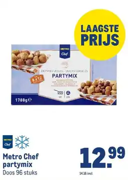 Makro Metro Chef partymix aanbieding
