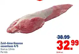 Makro Zuid-Amerikaanse ossenhaas 4/5 aanbieding