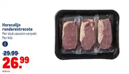 Makro Horecalijn runderentrecote aanbieding