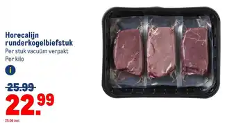 Makro Horecalijn runderkogelbiefstuk aanbieding
