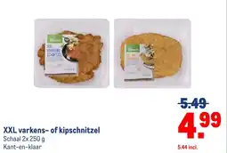 Makro XXL varkens of kipschnitzel aanbieding