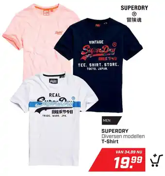 Daka Sport Superdry diversen modellen t-Shirt aanbieding