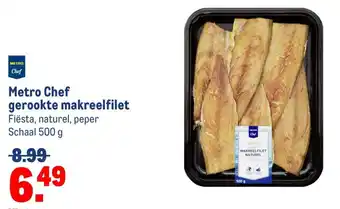 Makro Metro Chef gerookte makreelfilet aanbieding