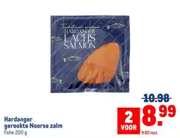 Makro Hardanger gerookte Noorse zalm aanbieding