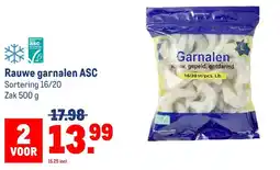 Makro Rauwe garnalen aanbieding