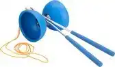 Bol.com Diabolo Rubber met twee Metalen Stokjes - Blauw - Angel Toys aanbieding