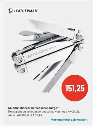 Manutan Multifunctioneel Gereedschap Surge aanbieding