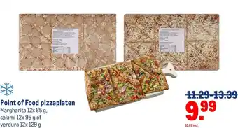 Makro Point of Food pizzaplaten aanbieding