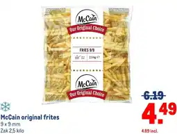 Makro McCain original frites aanbieding